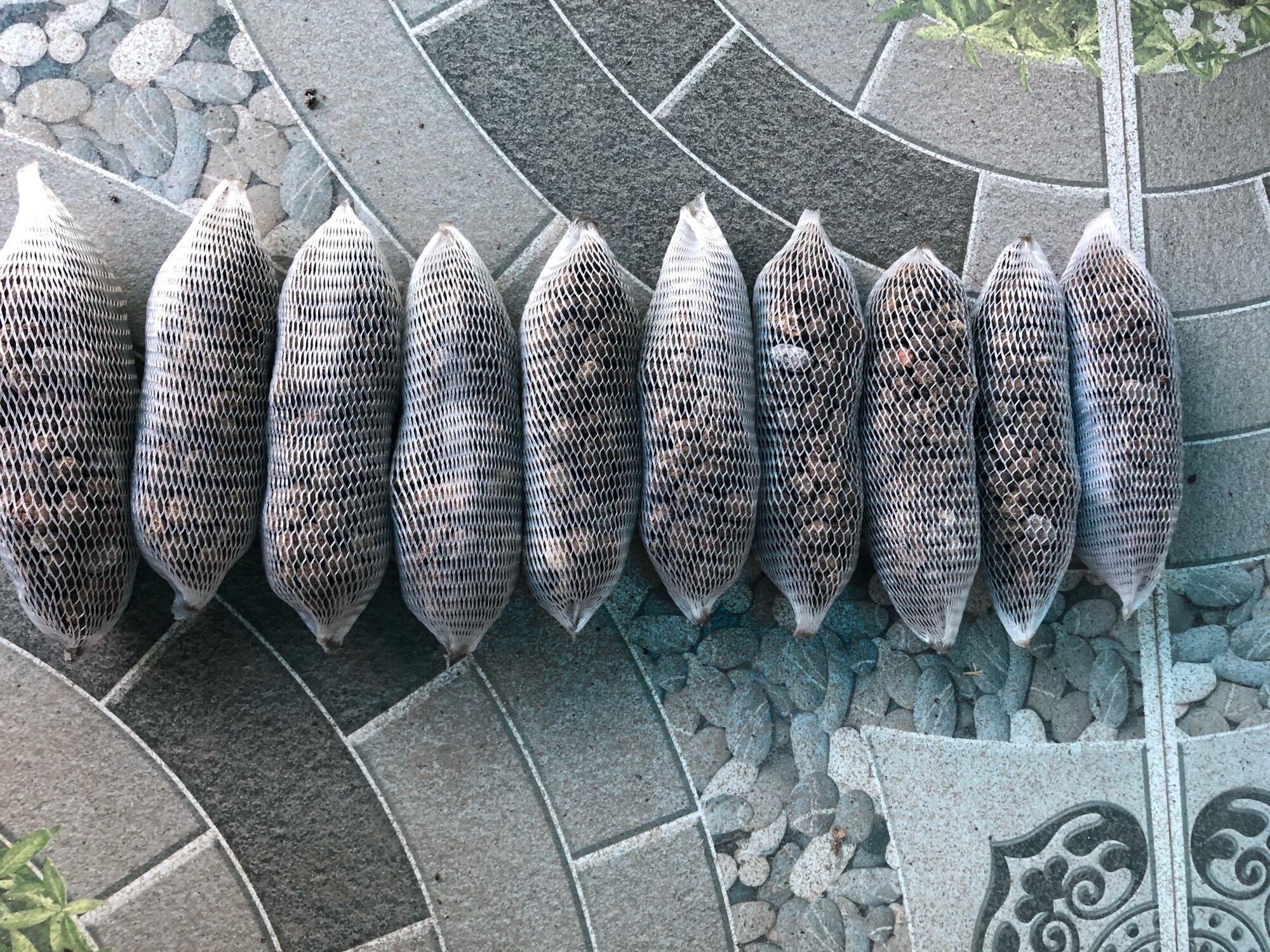 5 túi lưới phân dê 10cm
