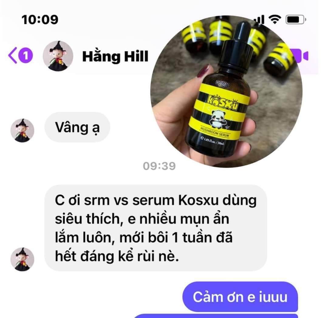 Serum ong Kosxu căng bóng thánh mụn ẩn