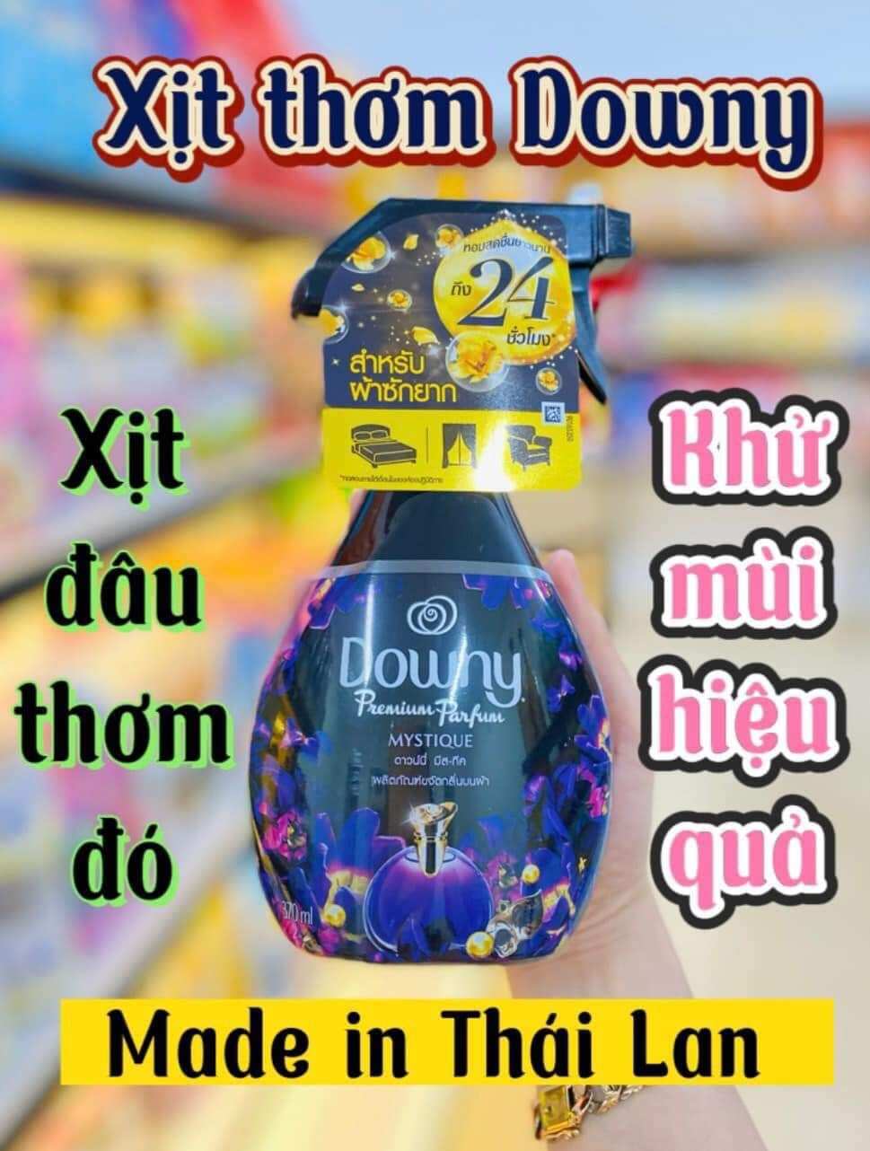 Xịt Thơm Quần Áo Downy Thái Lan 370ML
