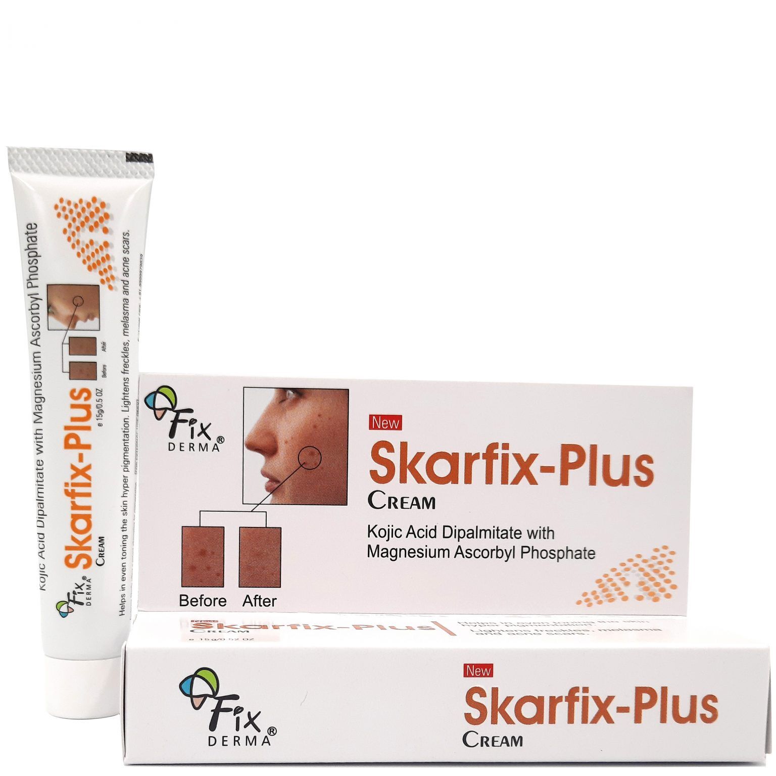 Kem làm sáng da, sáng vết tàn nhang fixderma skarfix plus cream 15g