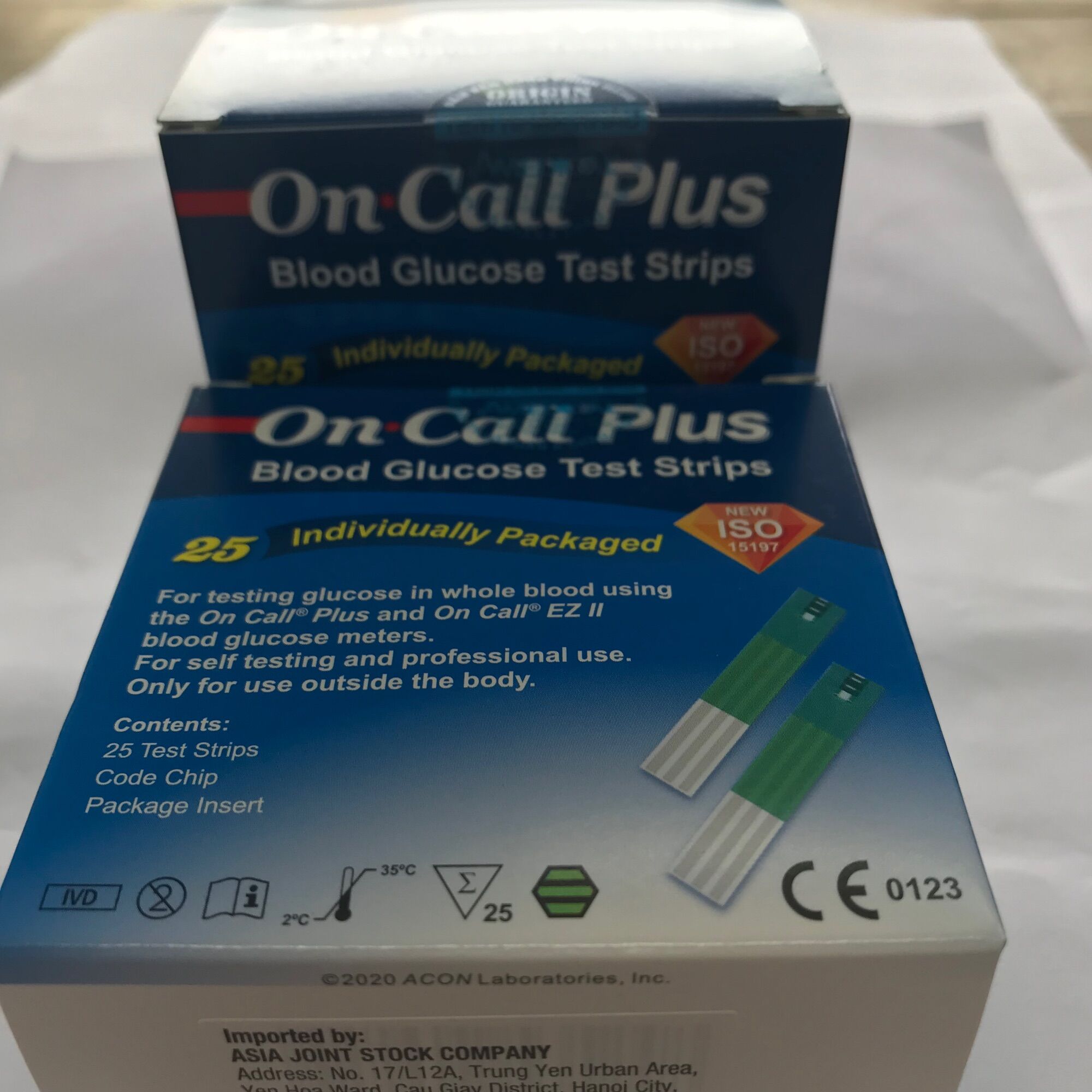 Que thử đường huyết On Call Plus
