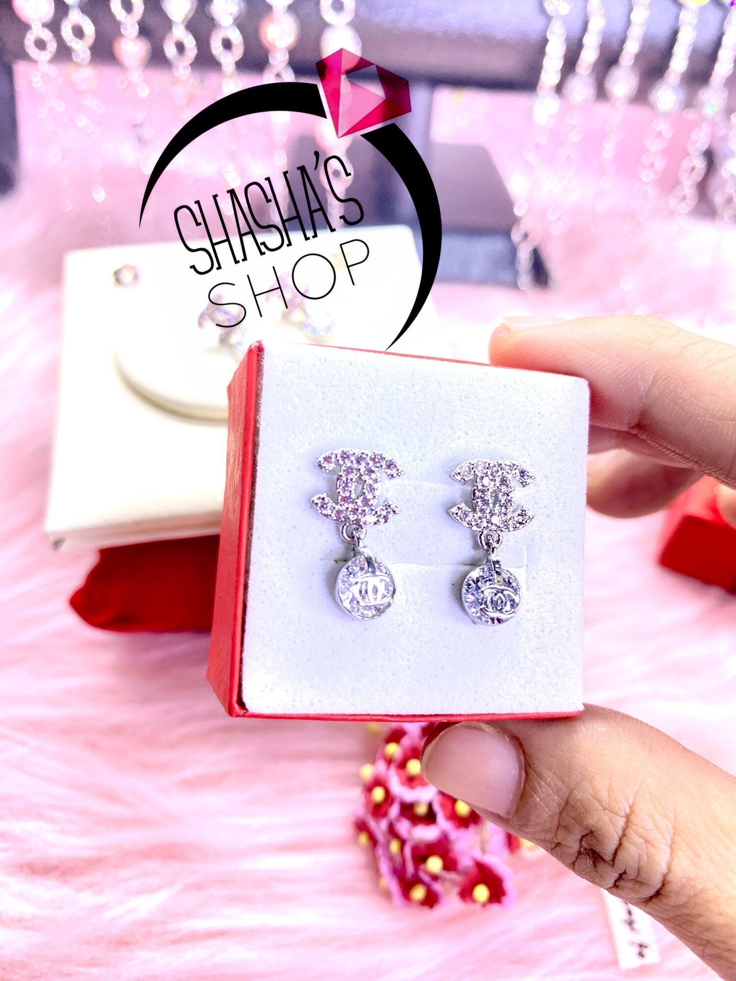 Bông Tai bạc 925 lấp lánh siu dể thương