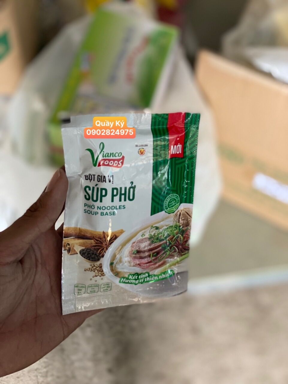 Súp phở vianco - 1hộp/25gói/18gr