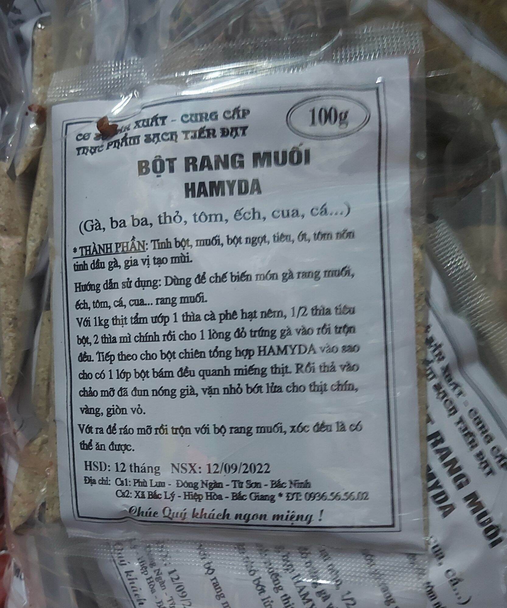 BỘT RANG MUỐI HAMYDA 500G