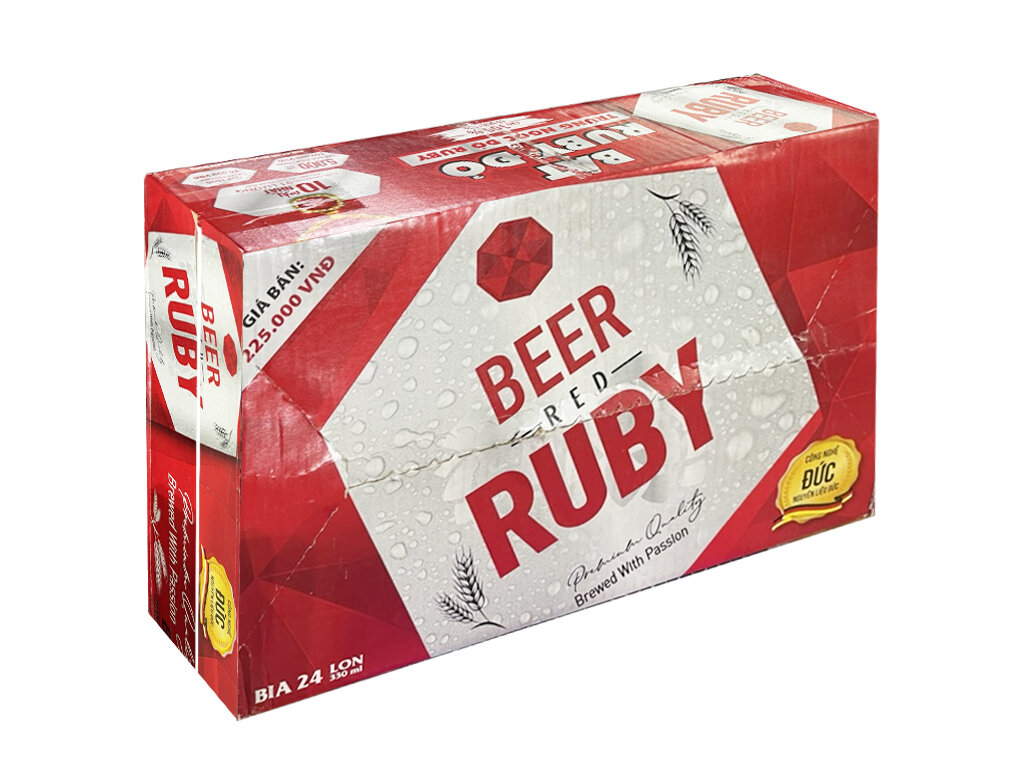 Bia RED Ruby thùng 24lon x 330ml