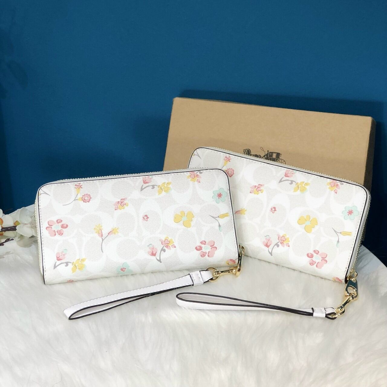 VÍ COA**CH DÀI Long Zip Around Wallet siêu xinh