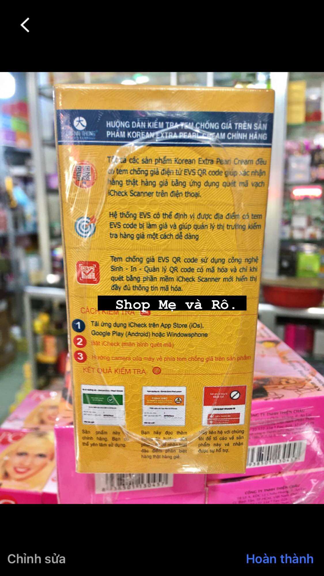 Sỉ 1 lố 12 hủ kem sâm vàng 2 tem