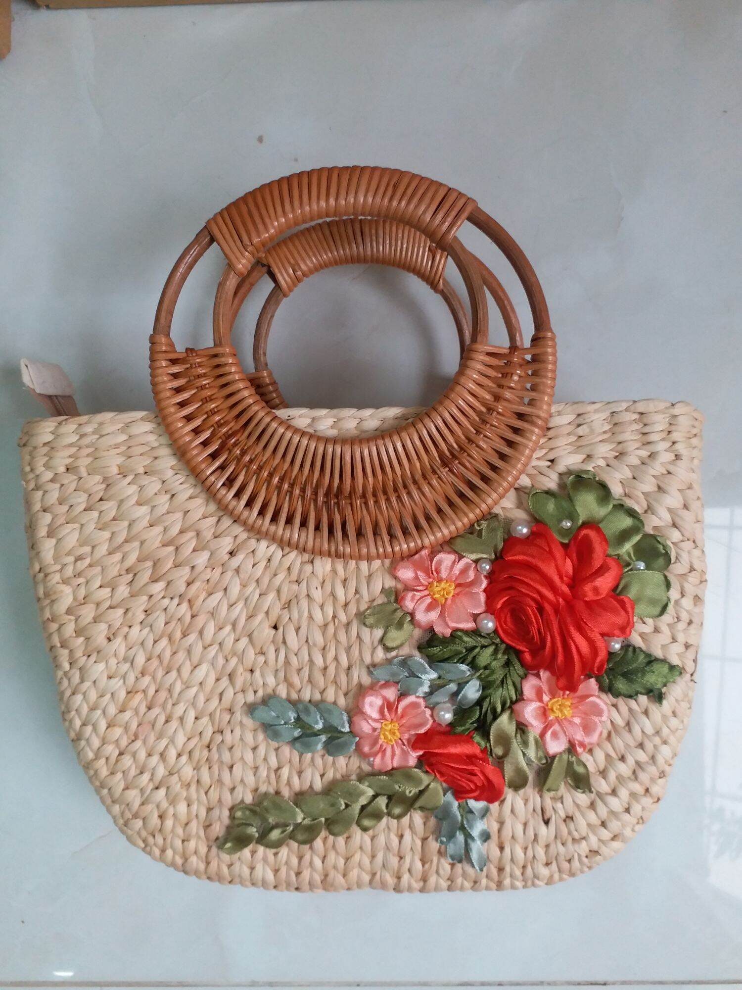 Túi lục bình hoa ruy băng - Manhandmade
