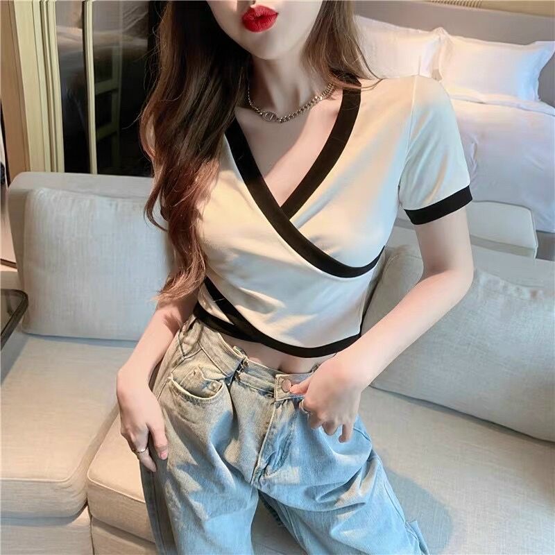 ÁO KIỂU PHỐI VIỀN XINH XẮN CT1