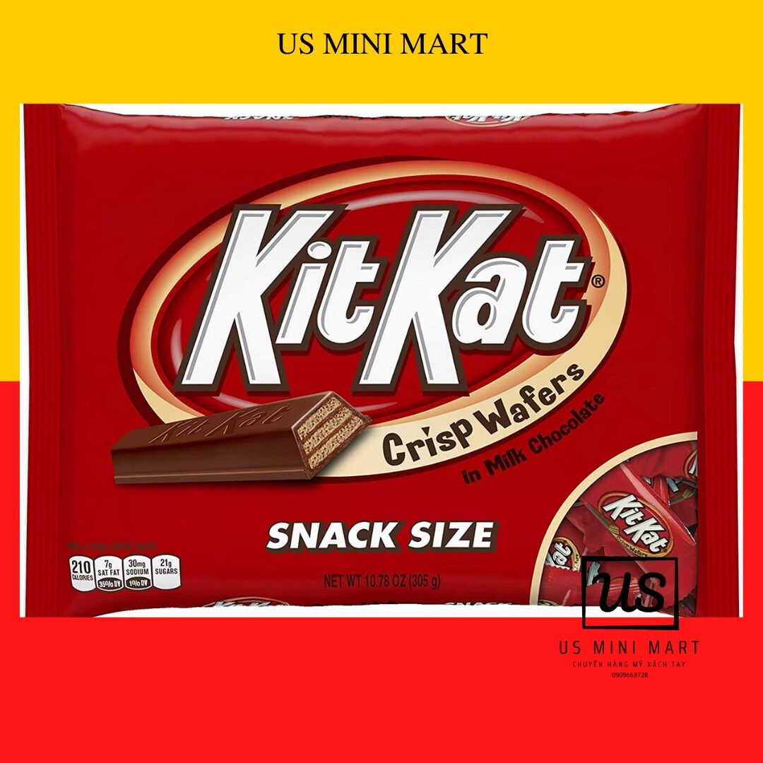 Chocolate Kitkat crisp Wafers snack size ,305g