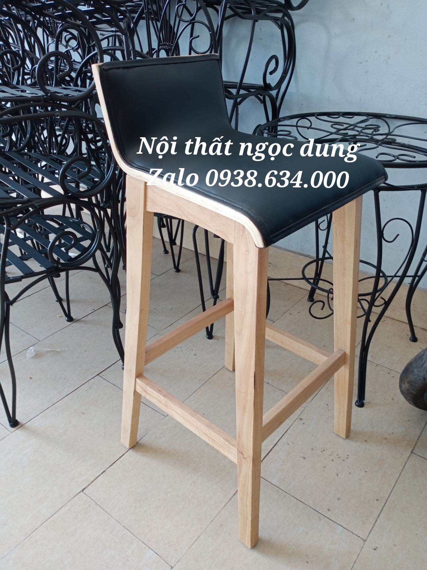 [HCM]ghế quầy bar gỗ