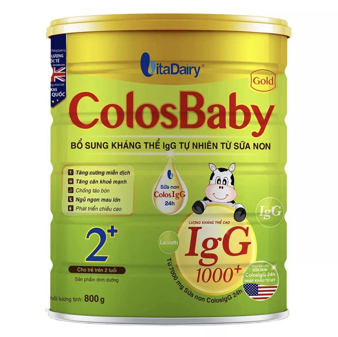 Sữa Bột Colosbaby Gold 2+ 800g