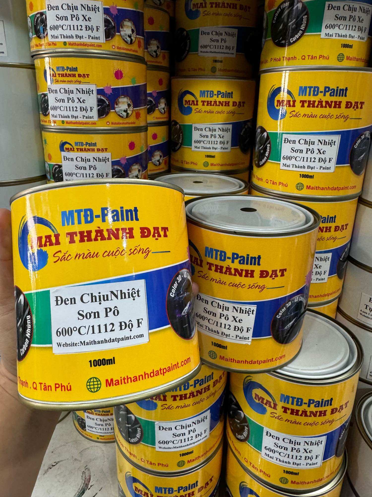 Sơn Chống Cháy Chịu Nhiệt 600°C , Sơn Ống Pô ( Sơn oto - Xe Máy ). MotokieuMaiThànhĐạt