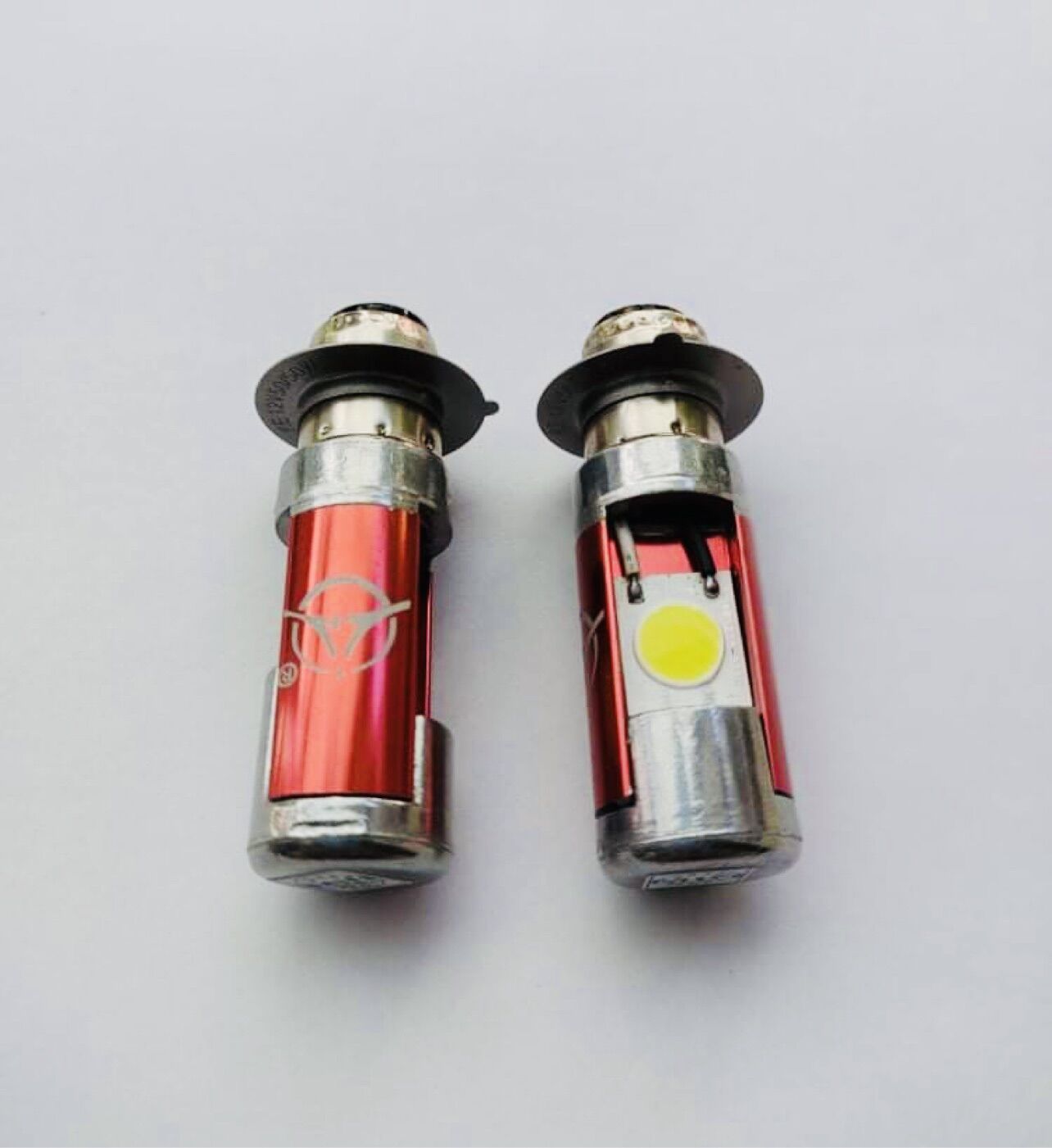 Đèn led xe máy - Bộ 2 bóng led cho xe wave 2 bóng