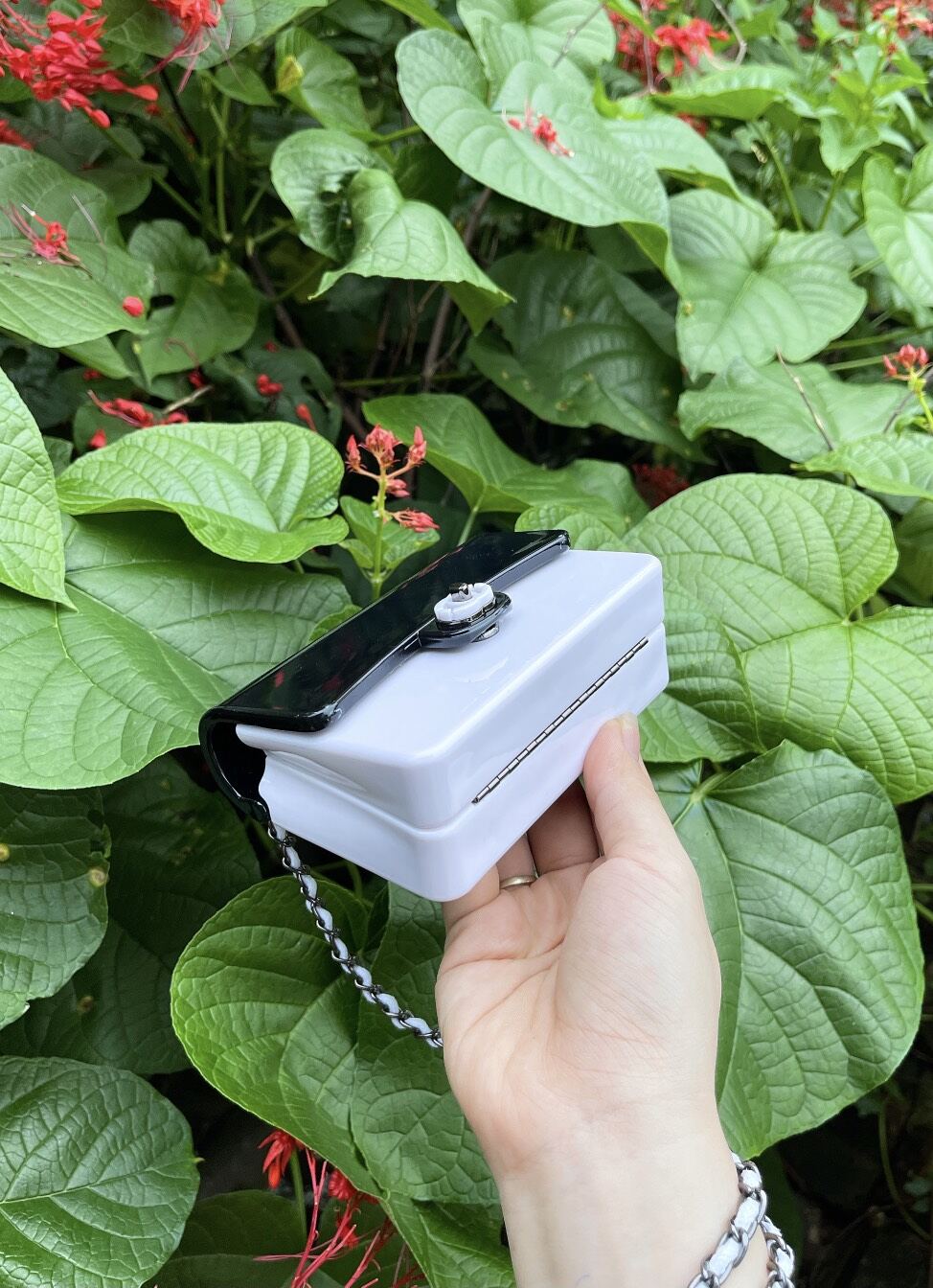 Túi Nhựa Chanell Phối Màu mini