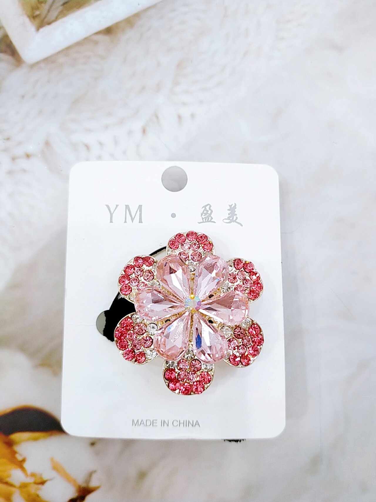 Cột tóc nhung đính đá cao cấp mã M3