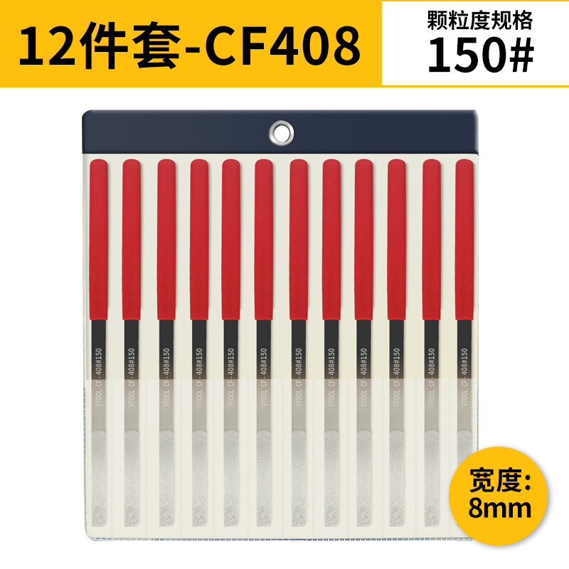 Best cf-400 kim cương giũa dụng cụ mài mịn giũa thép vtool phẳng bộ giũa hợp kim kim loại