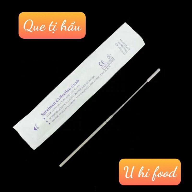 ❤Combo 10 que Tăm bông lấy mẫu tỵ hầu Que test gộp chọt dịch mũi lấy mẫu test nhanh test que lấy dịch tị hầu mũi họng