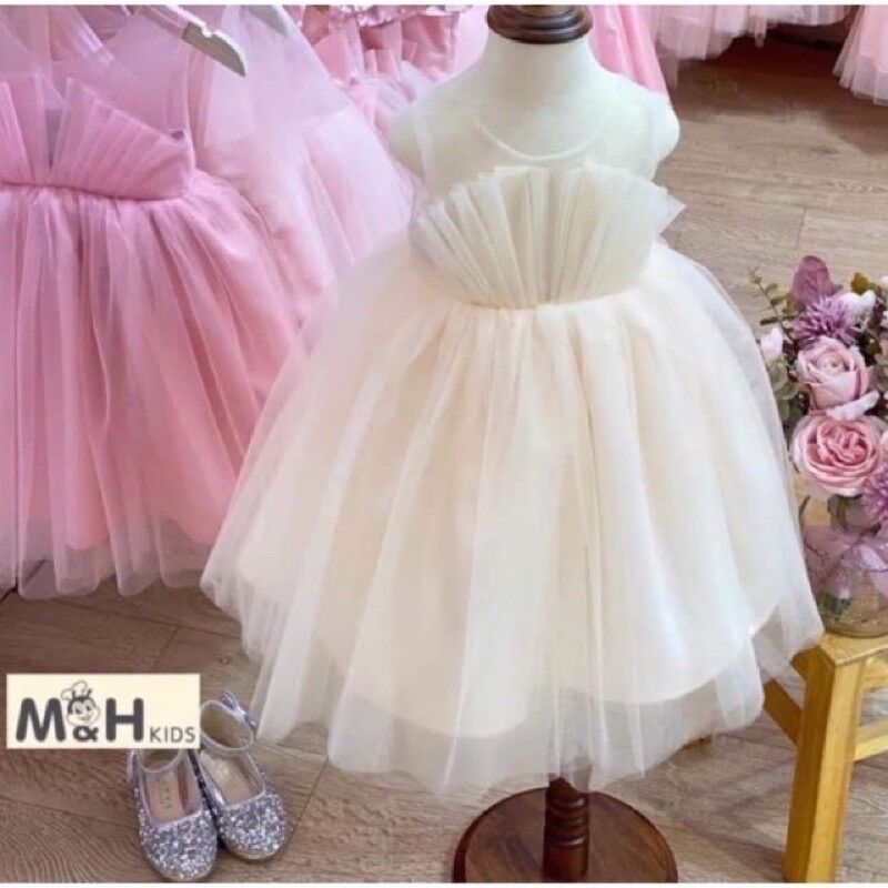 Đầm công chúa xoè bồng đi tiệc bé gái