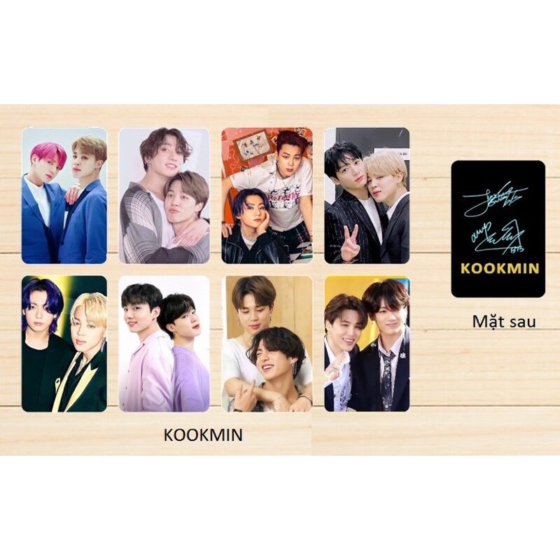 Set 8 ảnh bo góc kookmin bts