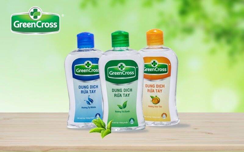 Dung dịch rửa tay Green Cross..