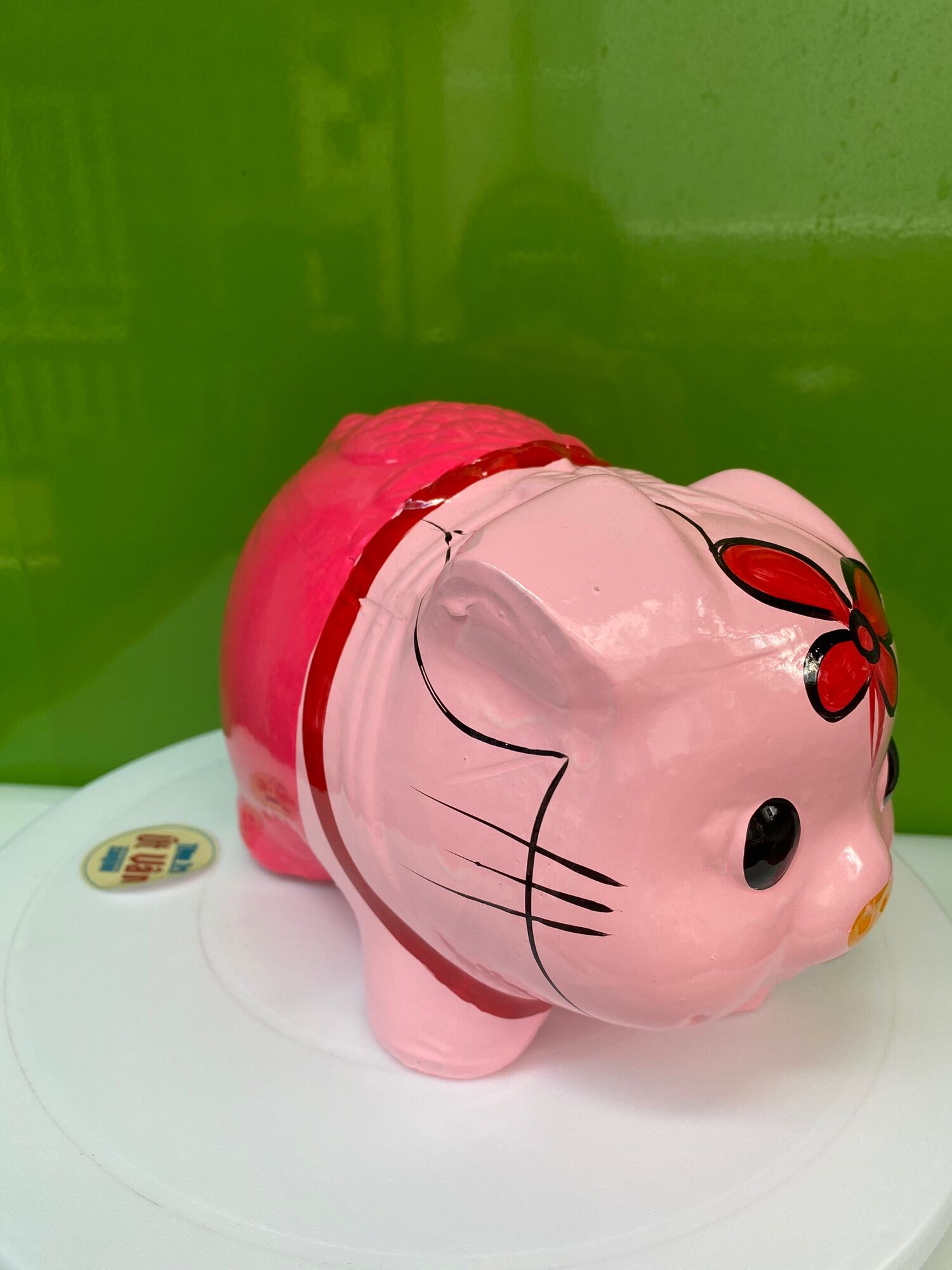 Heo đất tiết kiệm kitty size M ( 18x10x13 )
