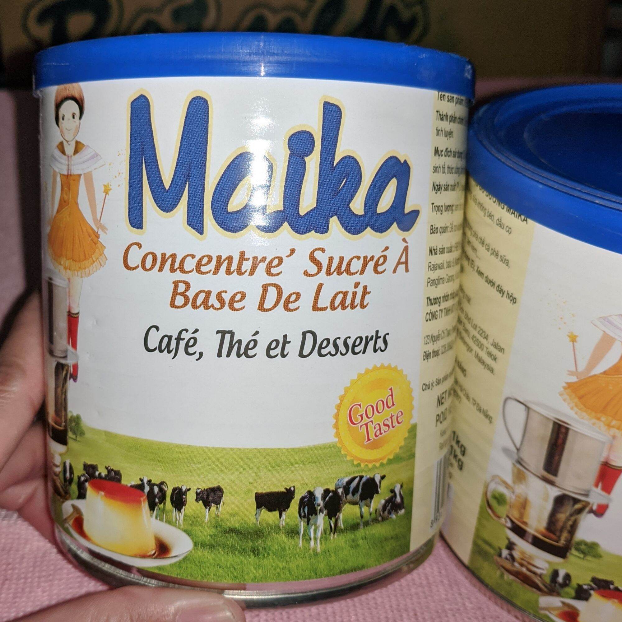 Combo 2 hộp Sữa đặc có đường Maika 1 kg