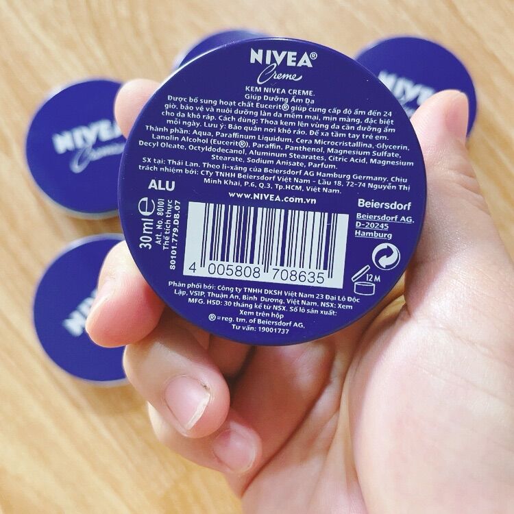 Kem dưỡng ẩm da NIVEA Crème 30ml