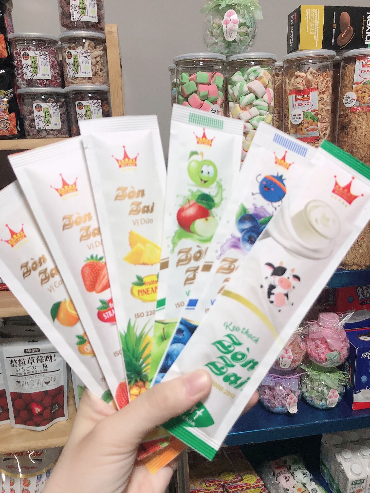 Thạch zòn zai-Jopy đủ vị 700g (Việt Thái)
