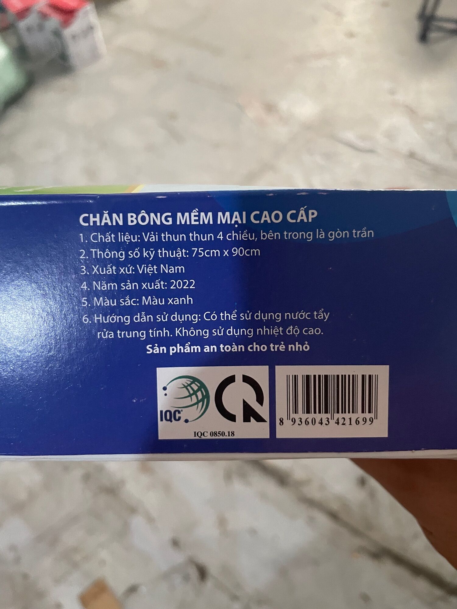 Chăn bông mềm mại cao cấp -hkm vitadairy