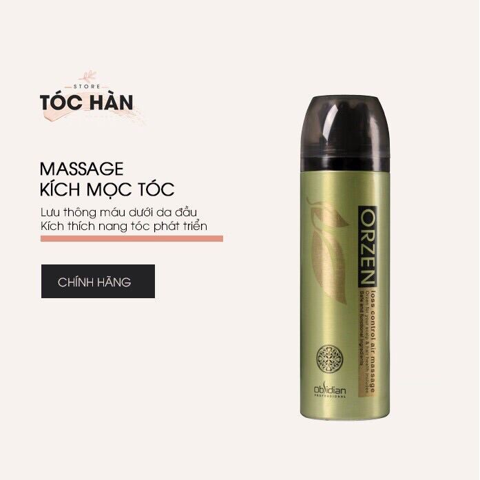 Massage Kích Thích Mọc Tóc Orzen Loss Control Air Massage 180Ml Hàn Quốc