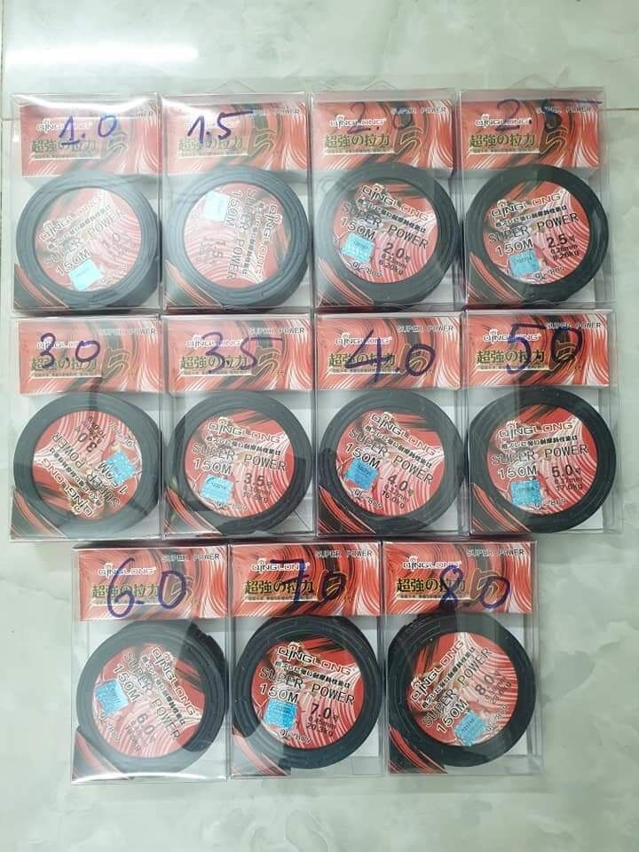 [CHÍNH HÃNG] CƯỚC CÂU CÁ QINGLONG 150M TÀNG HÌNH