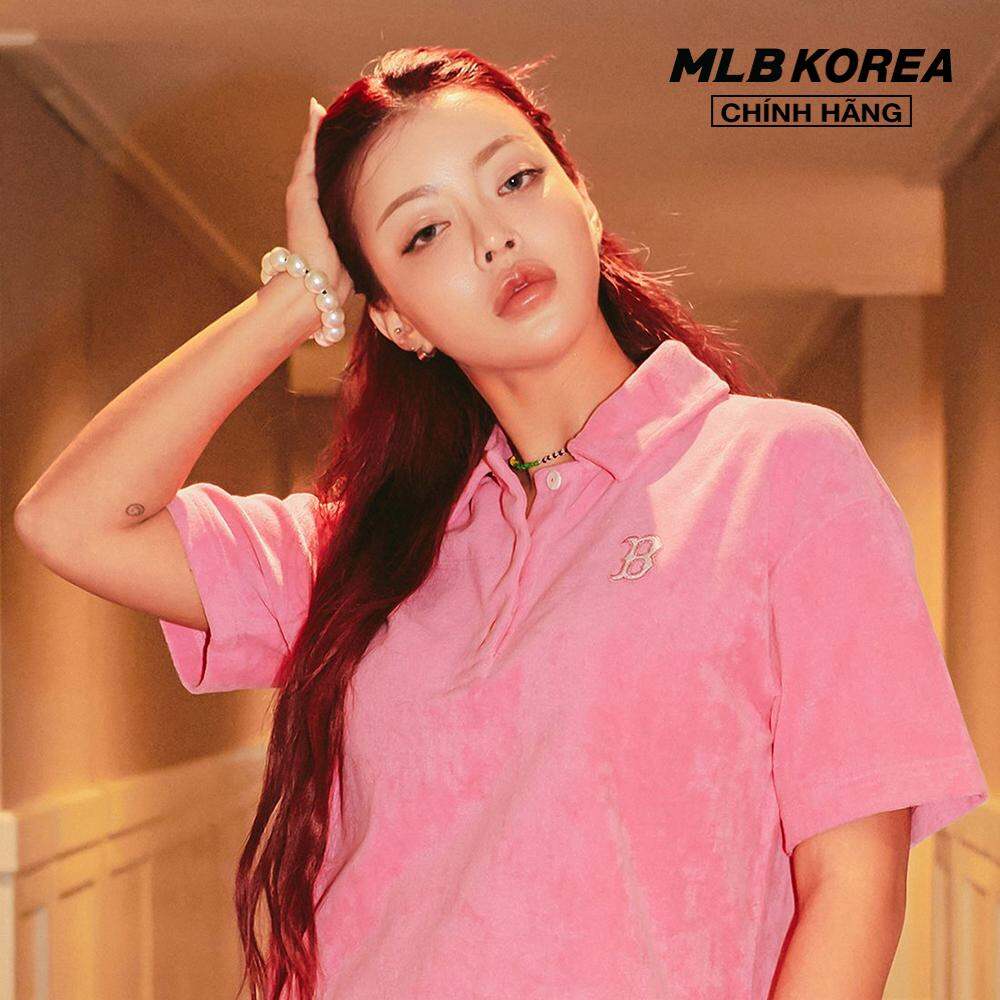 MLB Korea Unisex Street Style Logo T-Shirts (3ATSI0133-07SBL