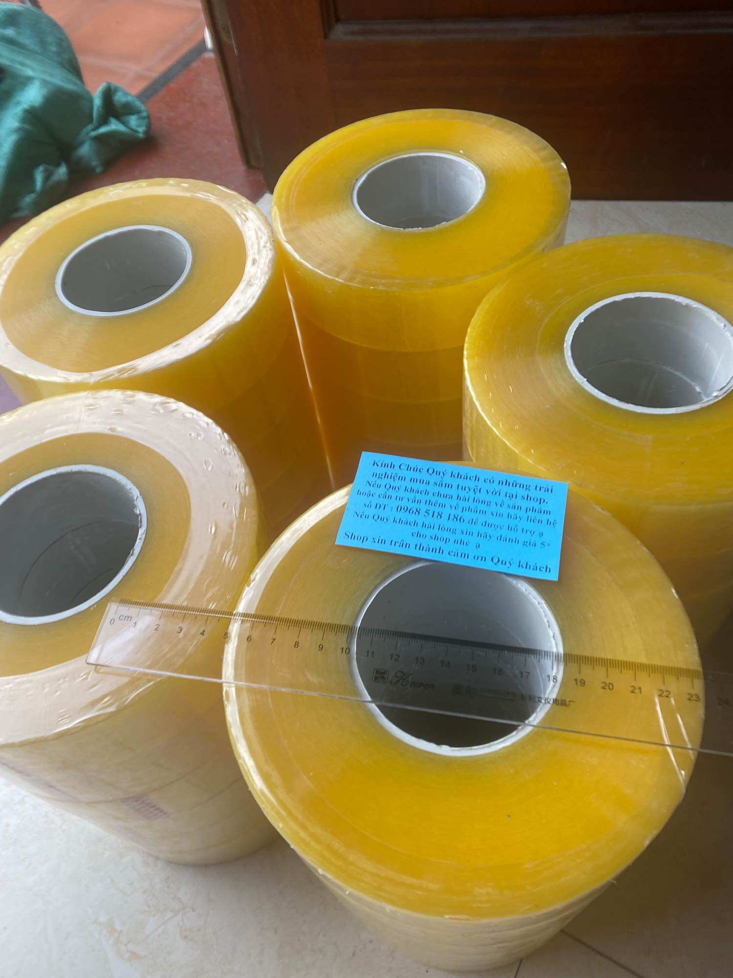 Băng Dính Loại 1kg Lõi Mỏng 3mm