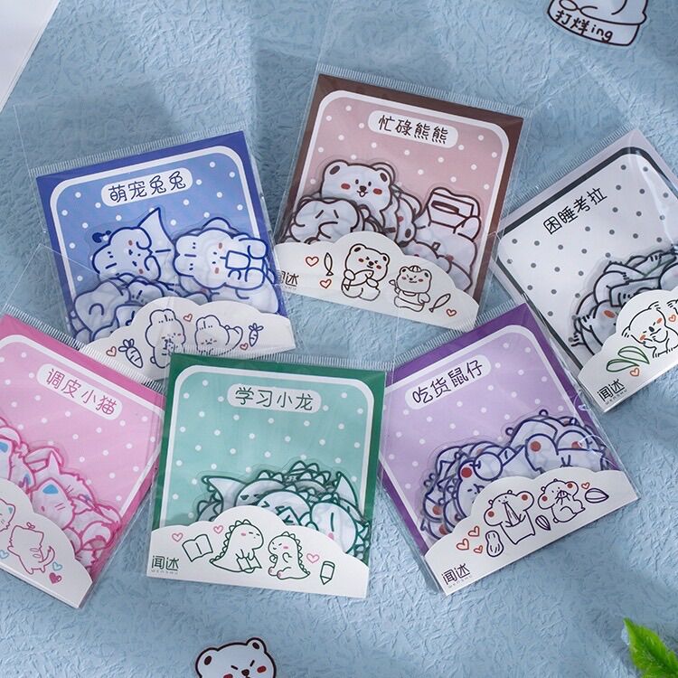 Sticker hình động vật 40 tấm dùng để trang trí