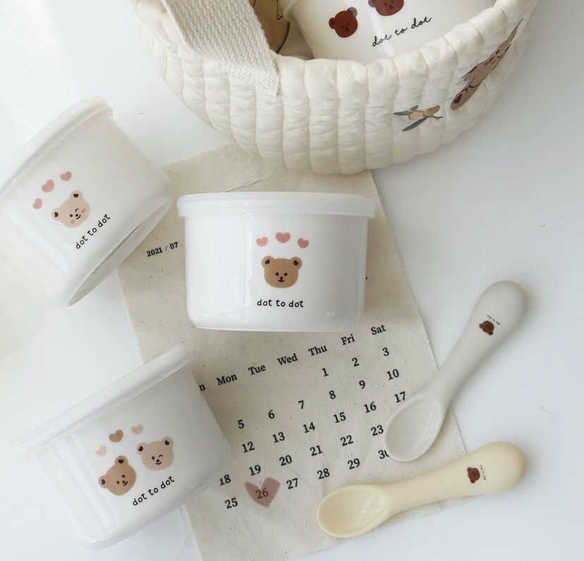 Muỗng ăn dặm silicone dottodot hàn quốc