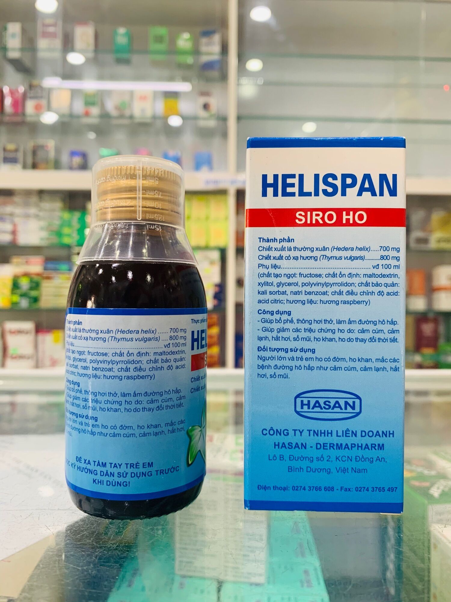 Siro ho Helispan - 100ml