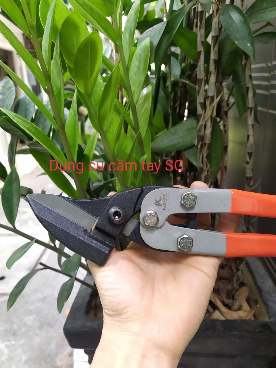 Kéo cắt tôn,thạch cao mỏ nghiêng cao cấp Kapusi