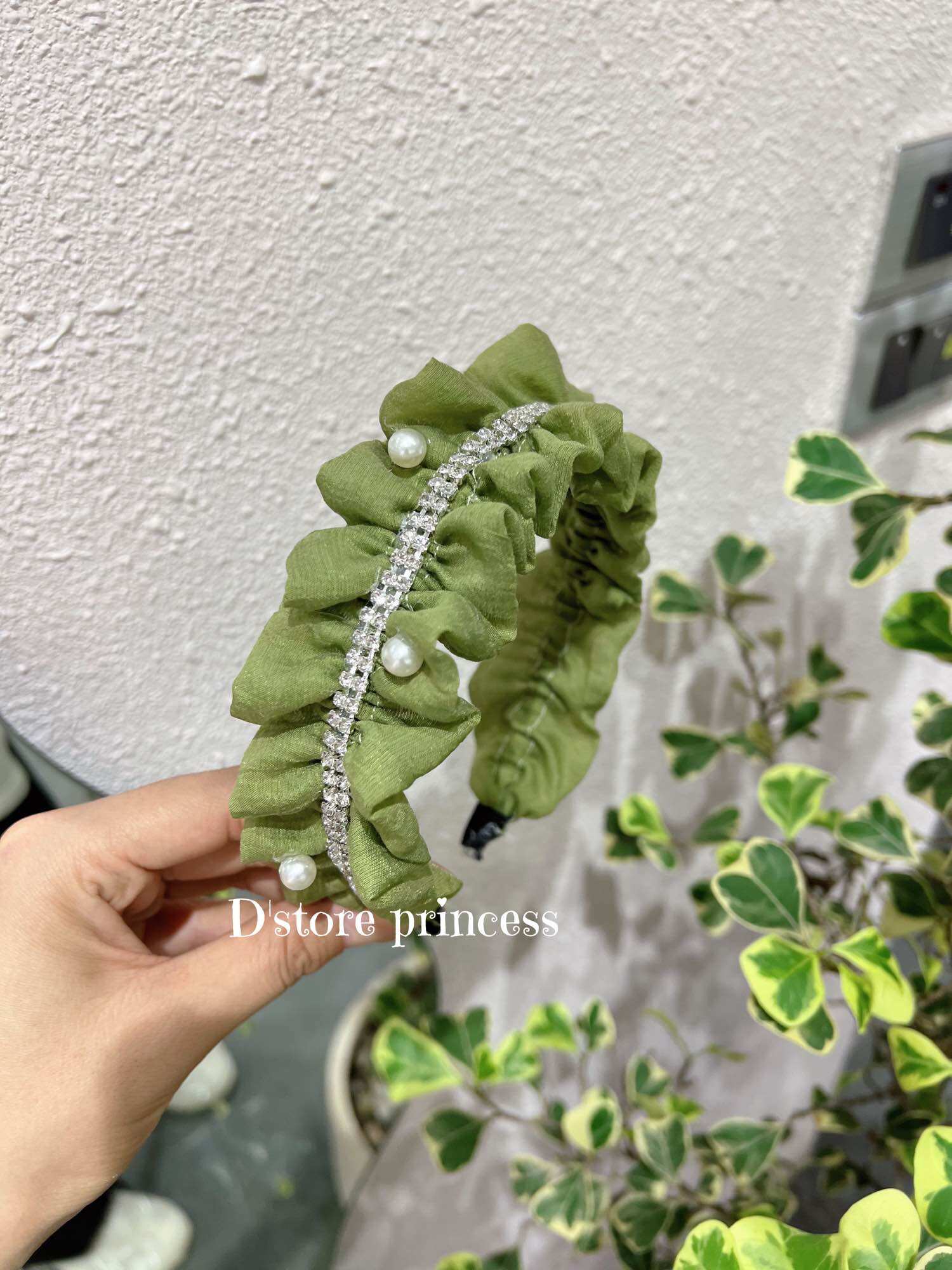 Bờm cho bé gái,bờm đính hạt và đá lấp lánh