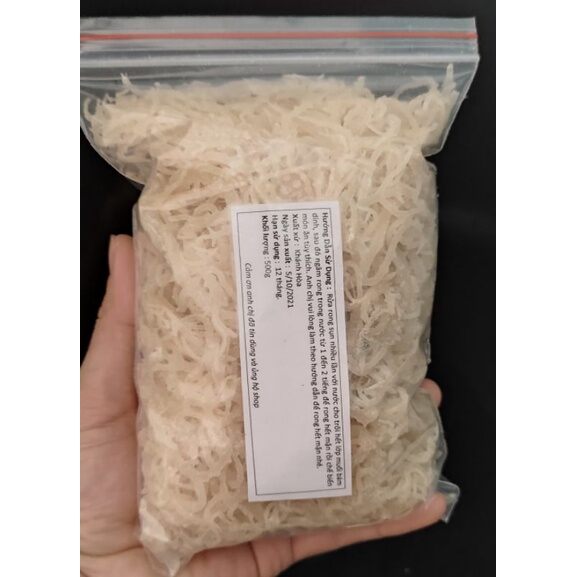 1Kg Rong Sụn Trắng ( Rong Biển Trắng khô ) Loại 1