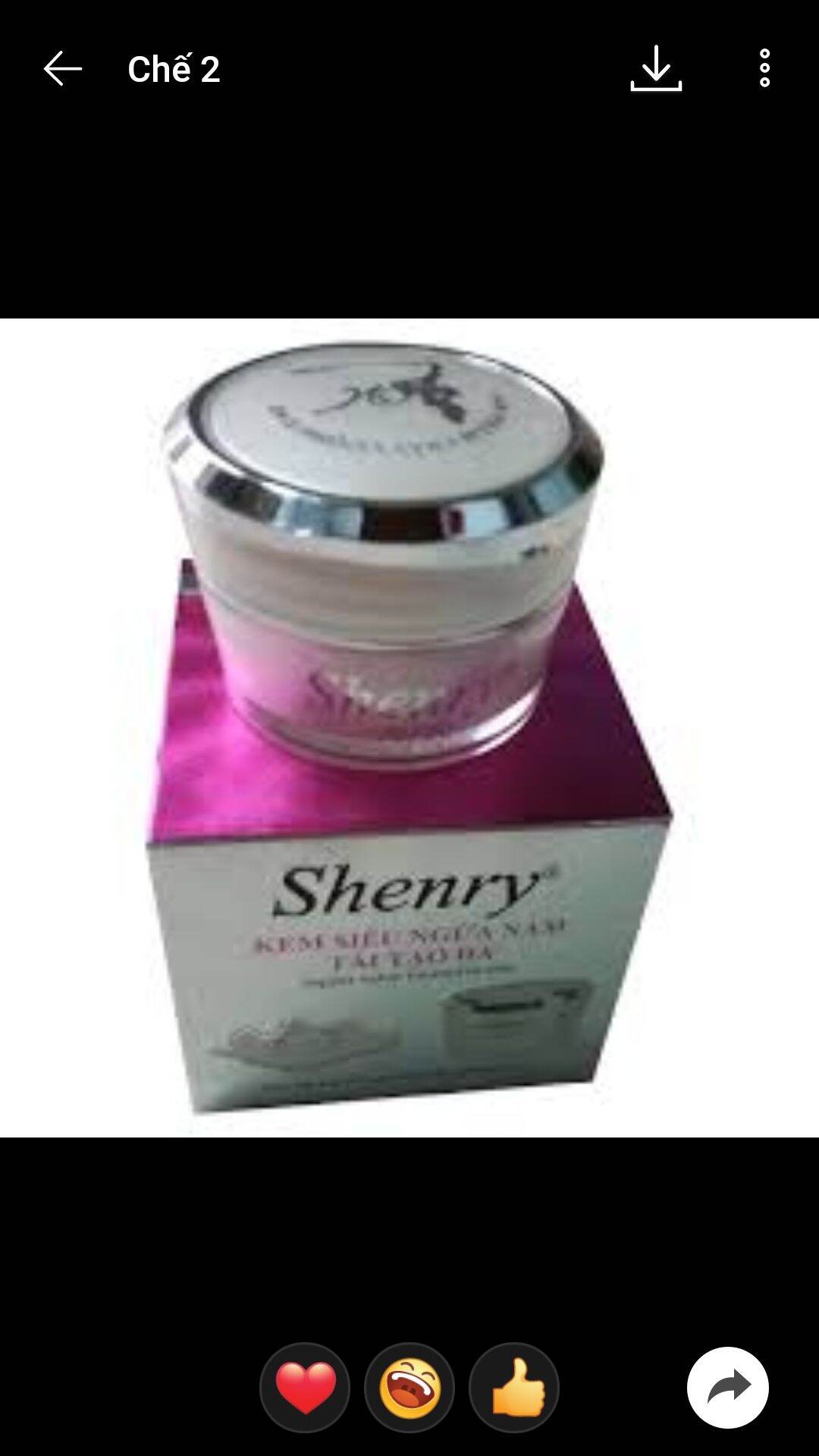 Shenry siêu ngừa nám tái tạo da 20g