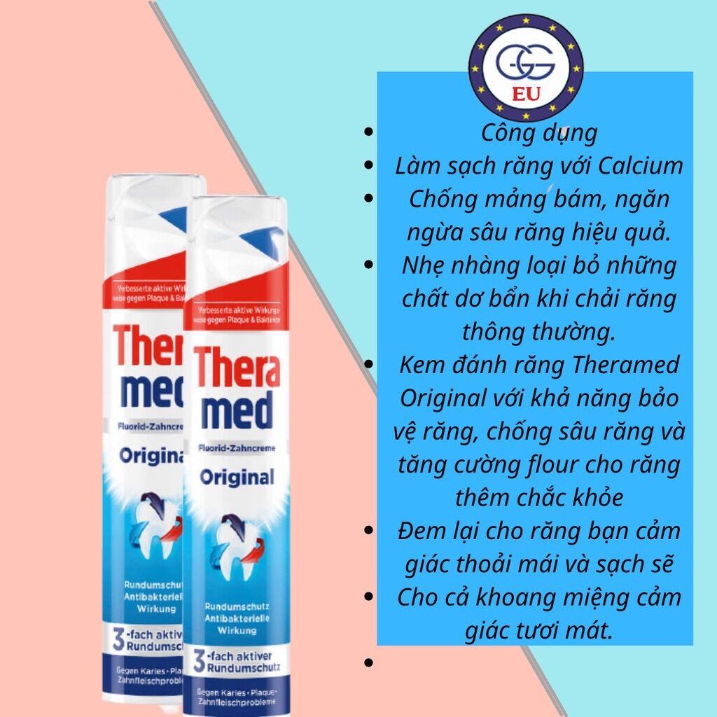 Kem Đánh Răng Theramed Atem Frisch Đức [dạng chai xịt 100ml]