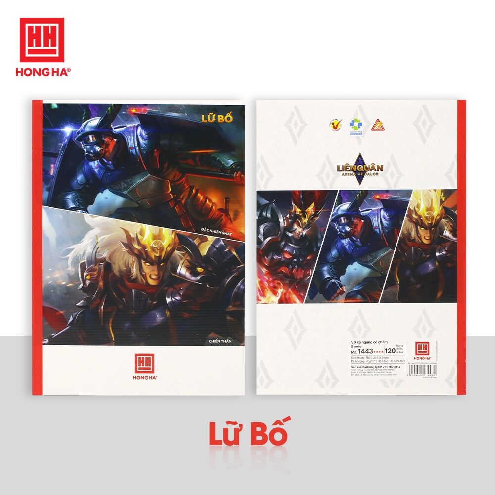 Vở kẻ ngang Liên Quân- Hồng Hà 1443