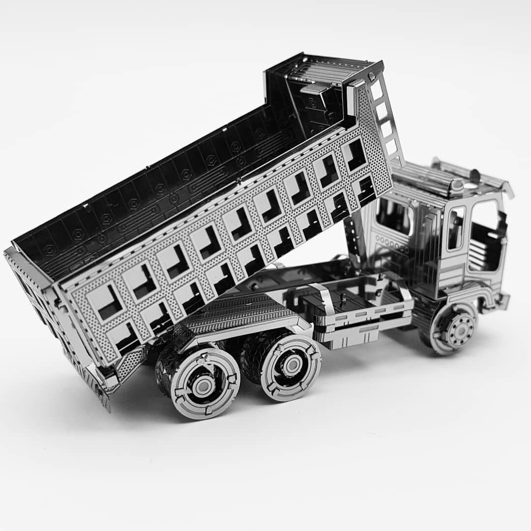Mô hình 3D kim loại lắp ráp Xe tải [ Chưa Lắp ]