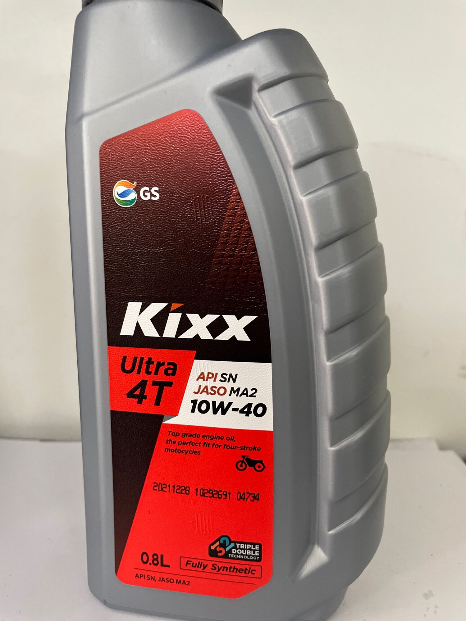 Dầu nhớt kixx ultra 4t 15w40 0.8l 1l cho xe số côn tay
