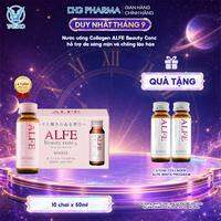 Nước uống Collagen Alfe Beauty Conc hỗ trợ da sáng mịn và chống lão hóa - Hộp 10 chai x 50ml