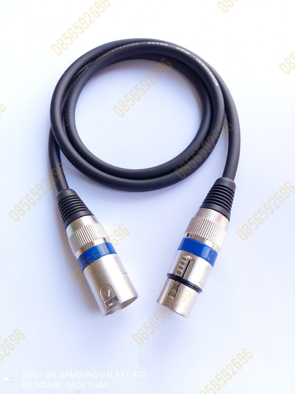 Dây tín hiệu jack cắm canon, bộ 10 dây