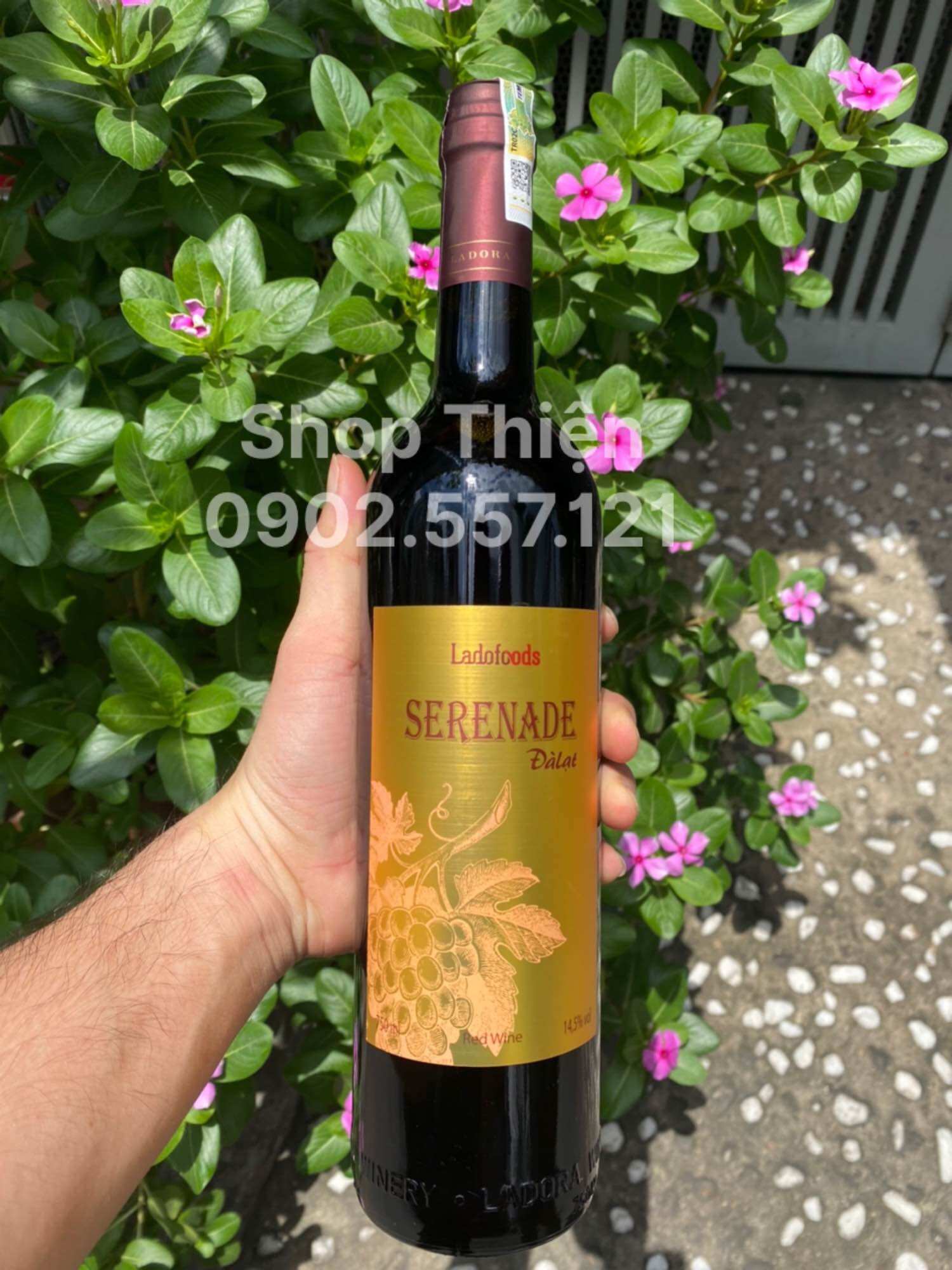 Vang Đà Lạt Đỏ SERENADE 14.5% 750ml