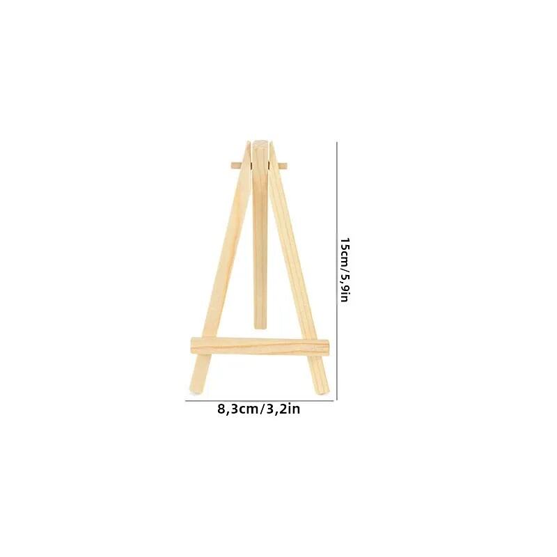 10 Chiếc Gỗ Mini Giá Vẽ Khung Tam Giác Để Bàn Đỡ Cho Bàn Cưới Thẻ Trẻ Em Tranh Thủ Công Nghệ Sĩ Chân
