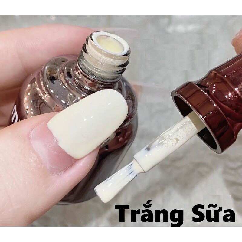Sơn gel Mxbon màu Trắng sữa,nước gạo,đen,trắng chai 15ml